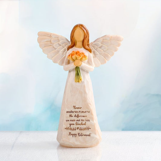 ❤️LAST DAY 49% OFF👼💐A retired woman's flower angel sculpture gift🎁💖