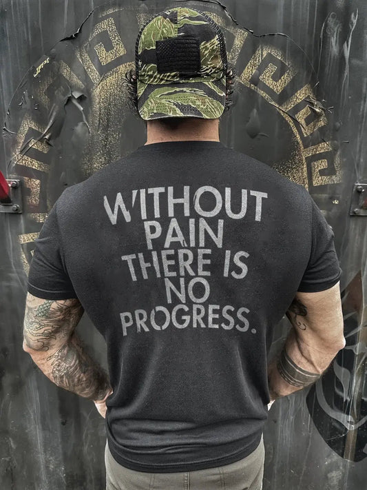 Without plan.There is no progress Print Men's T-shirt
