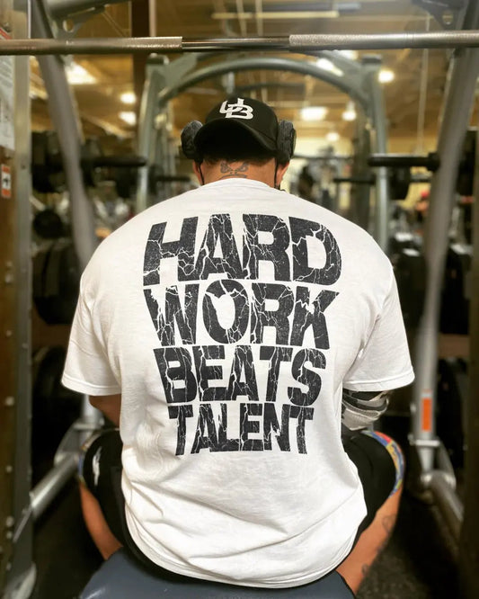 Hard work beats talent Print Men's T-shirt