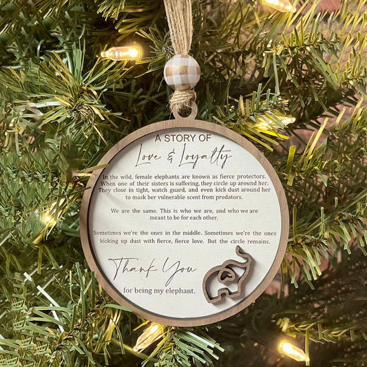 🔥LAST DAY 50% OFF - 🐘Friendship Elephant Ornament💖🎁