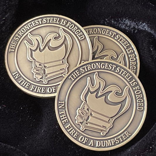 ⏰Limited Time Sale - Dumpster Fire Challenge Coin(🔥BUY MORE SAVE MORE🔥)