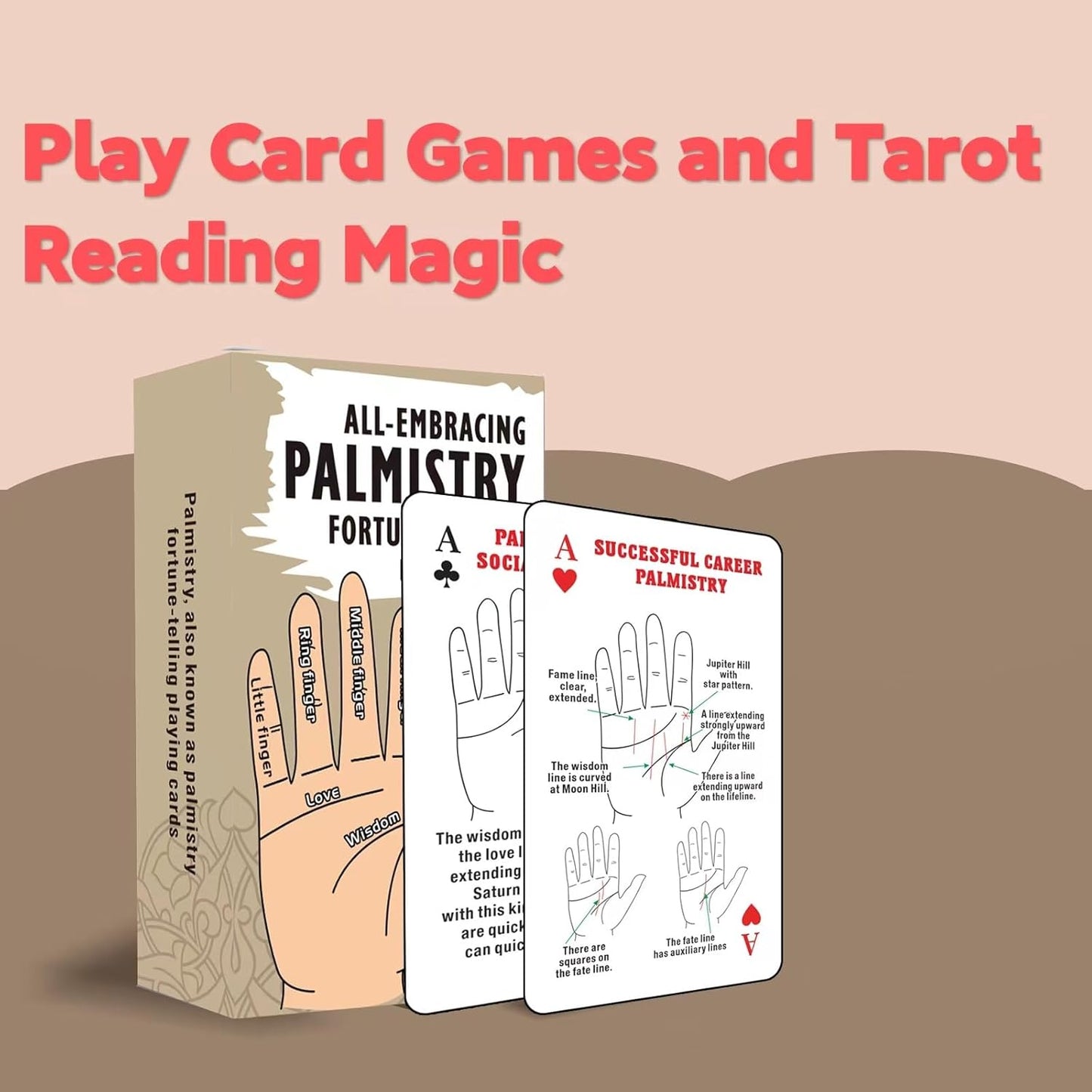 ☸Palmistry Fortune Telling Oracle Cards