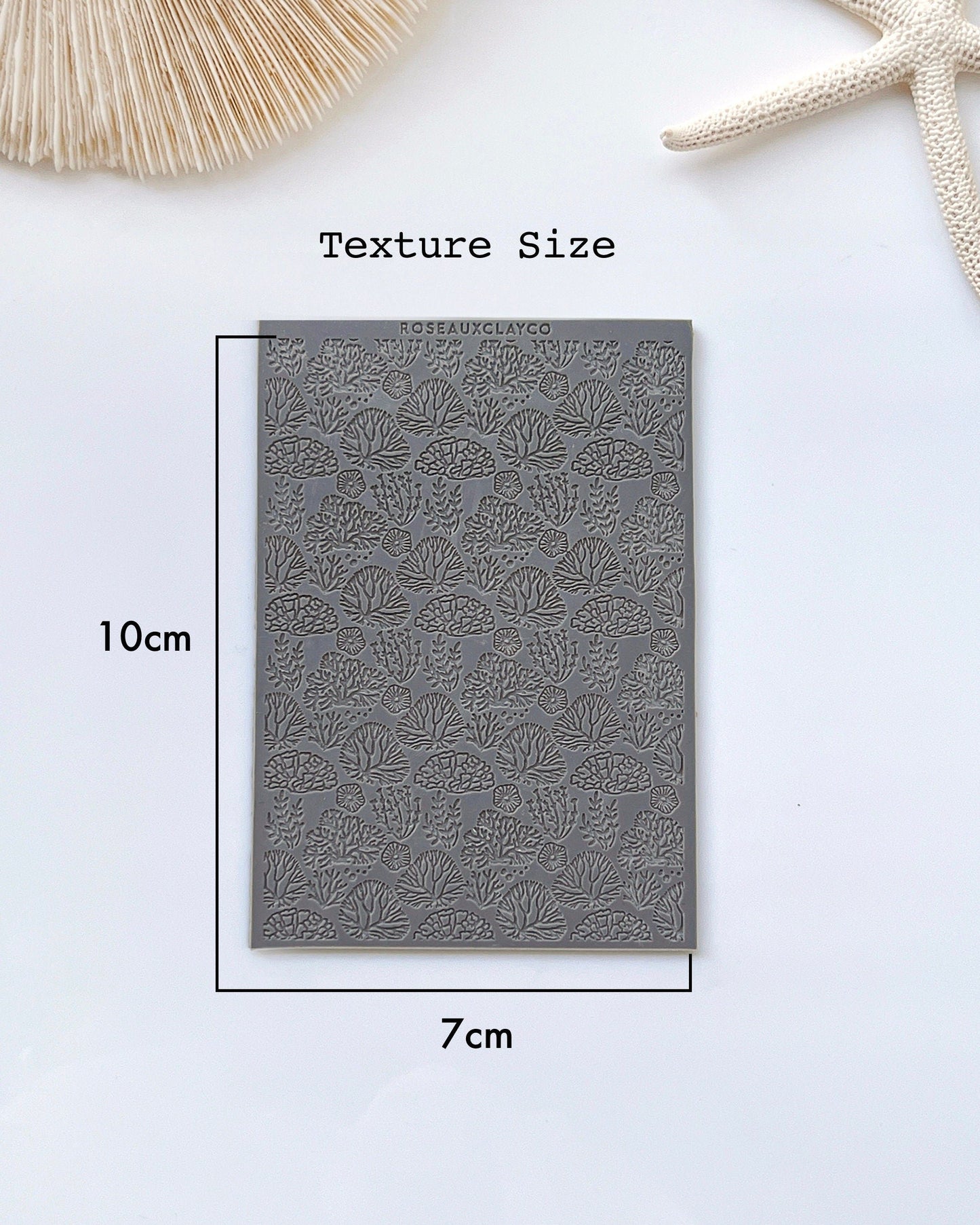 Summer Polymer Clay Earrings Texture Sheet | Polymer Clay Texture Mat for Jewelry Making