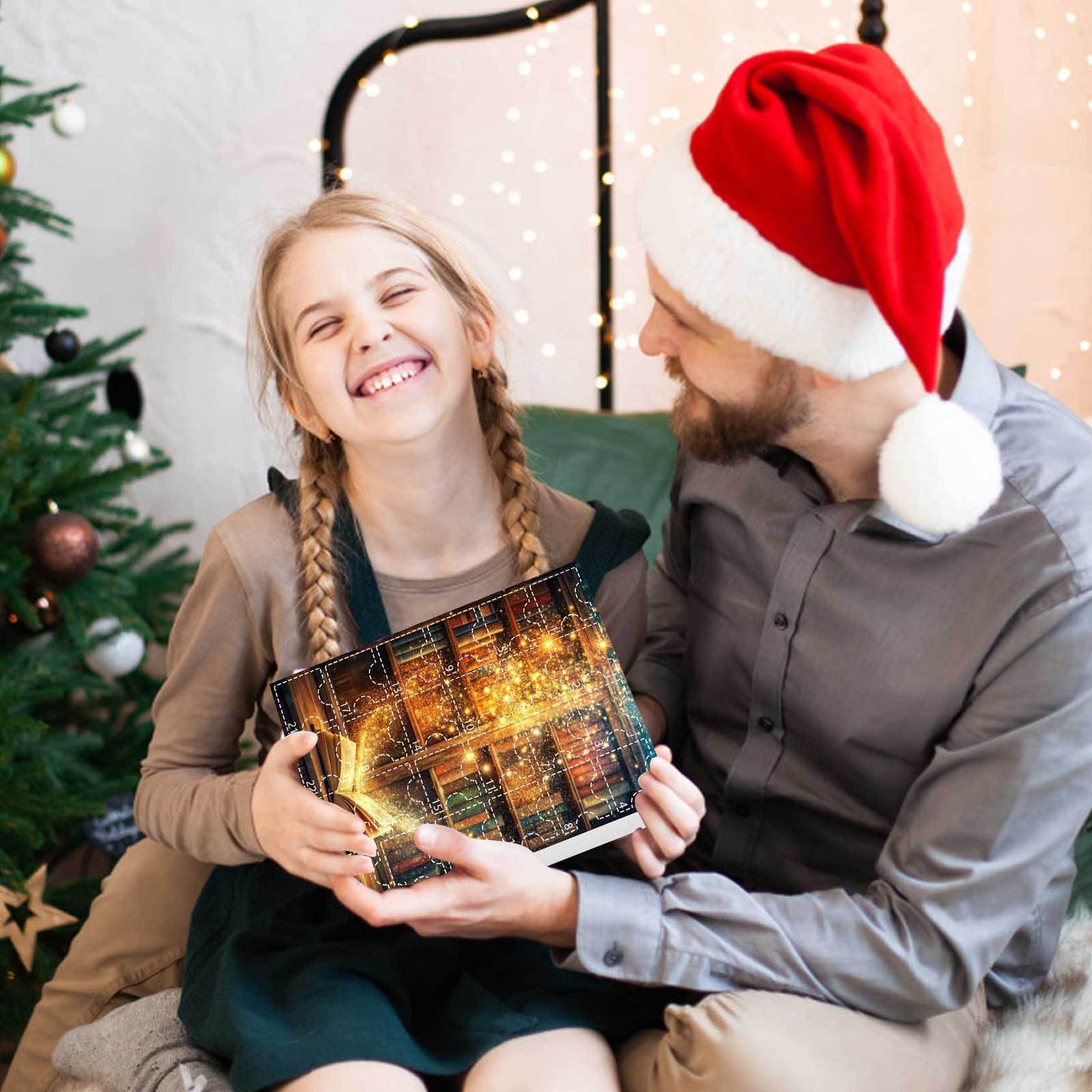 🔥LAST DAY 50% OFF - Christmas Acrylic Books Pendant Countdown Blind Box