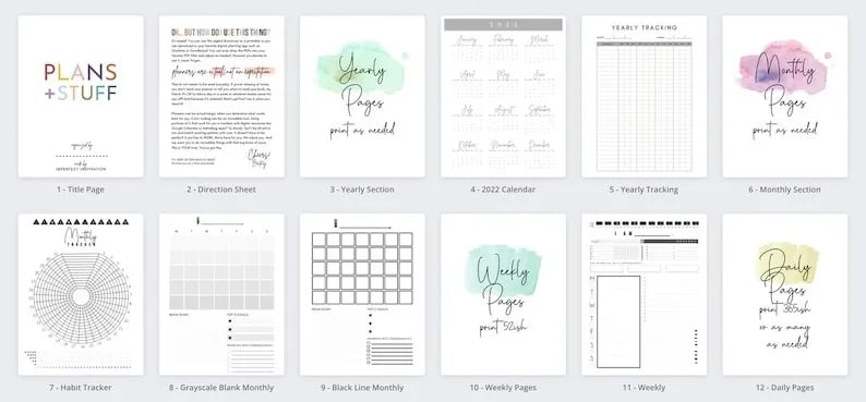 🔥LAST DAY 49% OFF - 📚ADHD Planner Starter Kit( 🌈3 Month Starter Kit )