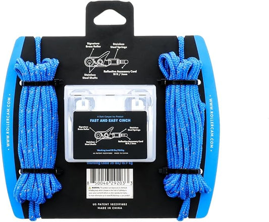 🔥Special Price $36.99 Only Today!!!💥ROLLERCAM Rope Roller 6-Pack w Accessory Cord & Carry Case