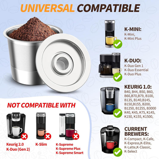 ✨Last Day Promotion 49% OFF - K Cup Reusable Coffee Pods for Keurig