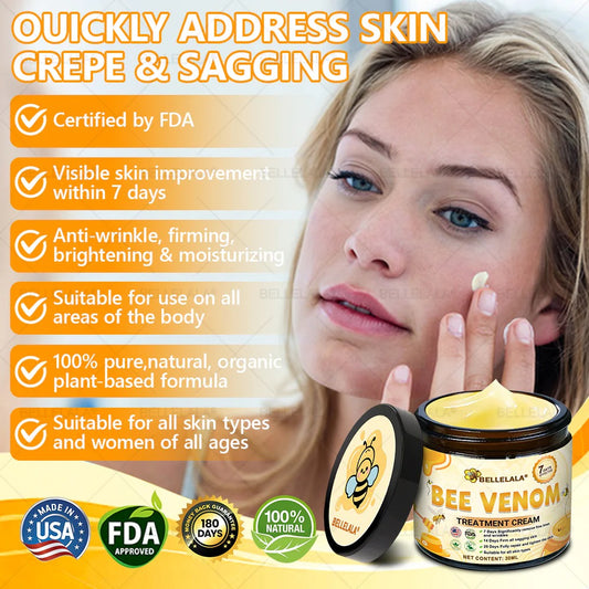 Made and Shipping from USA Bellelala Bee Venom Treatment Cream