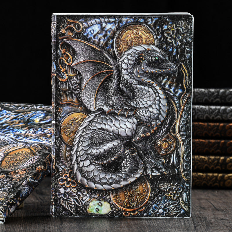 Flying Dragon Embossed Notepad