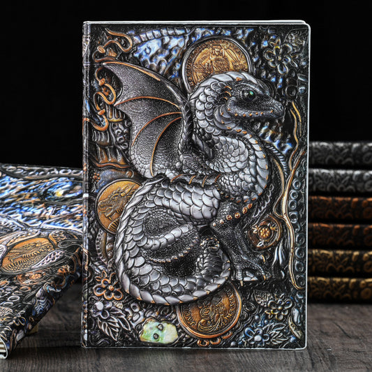 Flying Dragon Embossed Notepad