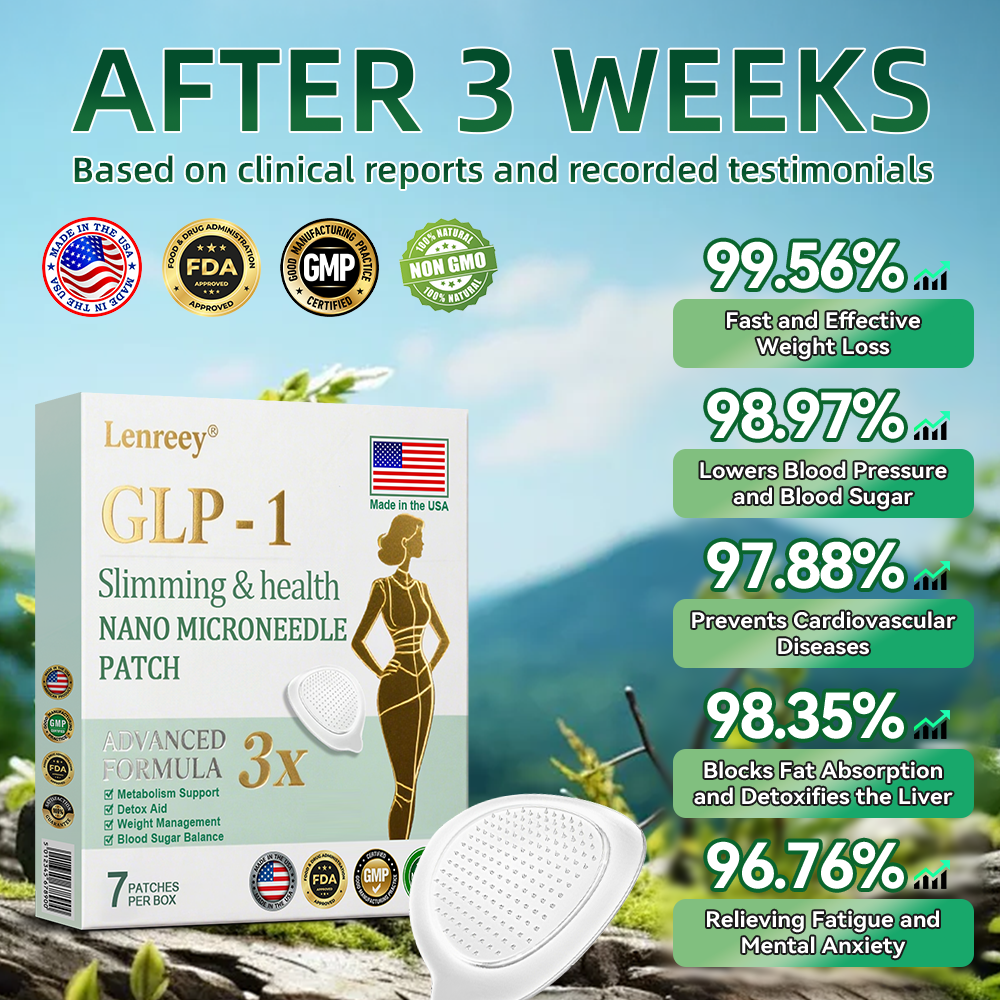 【Last Day Promotion 60% OFF🏅】Lenreey® NIDDK-Tirzepatide Slimming & health NANO MICRONEEDLE PATCH（Zero Pain, 24/7 Release | Lose 20lbs FAST | 90% Sugar Drop | ） 🌞