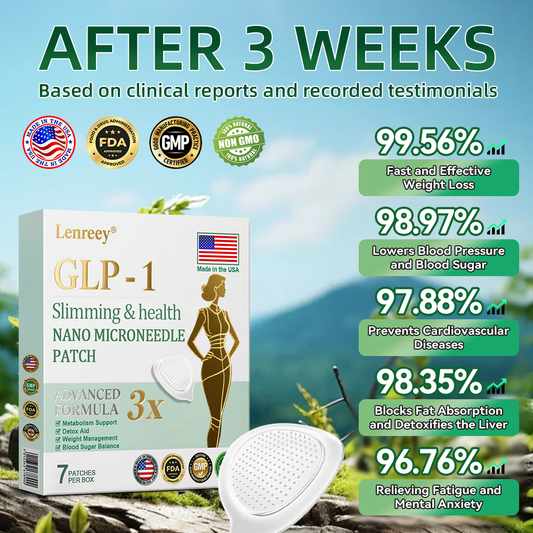 【Last Day Promotion 60% OFF🏅】Lenreey® NIDDK-Tirzepatide Slimming & health NANO MICRONEEDLE PATCH（Zero Pain, 24/7 Release | Lose 20lbs FAST | 90% Sugar Drop | ） 🌞