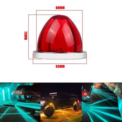 🚛LED Watermelon Light Indicator Side Marker Signal Light Suitable For All Trucks, Trailers, Construction Vehicles, Pickup Trucks, Off-Road Vehicles, Etc.