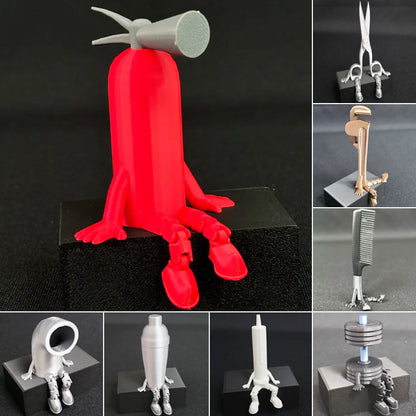 Fire Extinguisher Desktop Statue