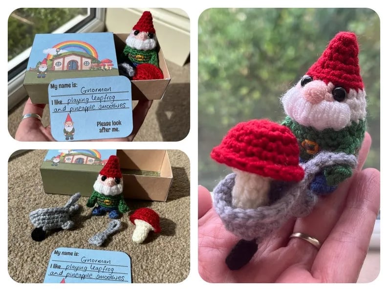 🎁No-sew Matchbox Crochet Pet Christmas Gift