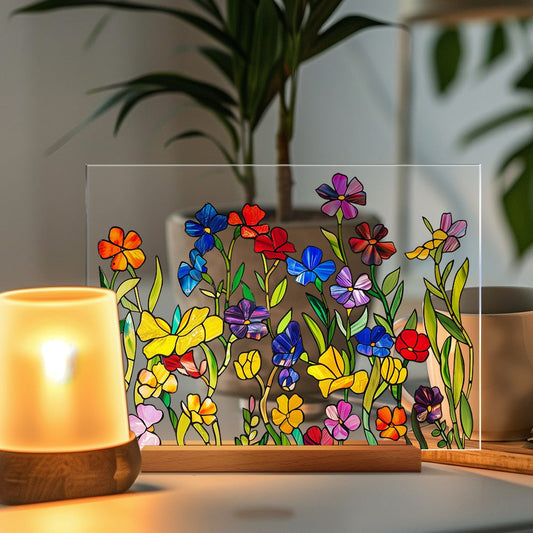 🌷🌼2024 NEW - 🌻🌺Painted Colorful Flower Pattern Decor