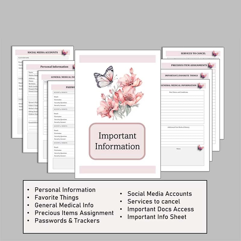 🔥LAST DAY 49% OFF - End of Life Planner