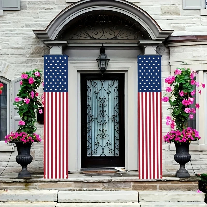 🎖Patriotic Porch Banners: Celebrate Freedom, Honor, & Faith