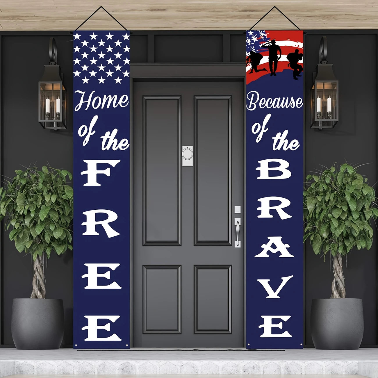 🎖Patriotic Porch Banners: Celebrate Freedom, Honor, & Faith