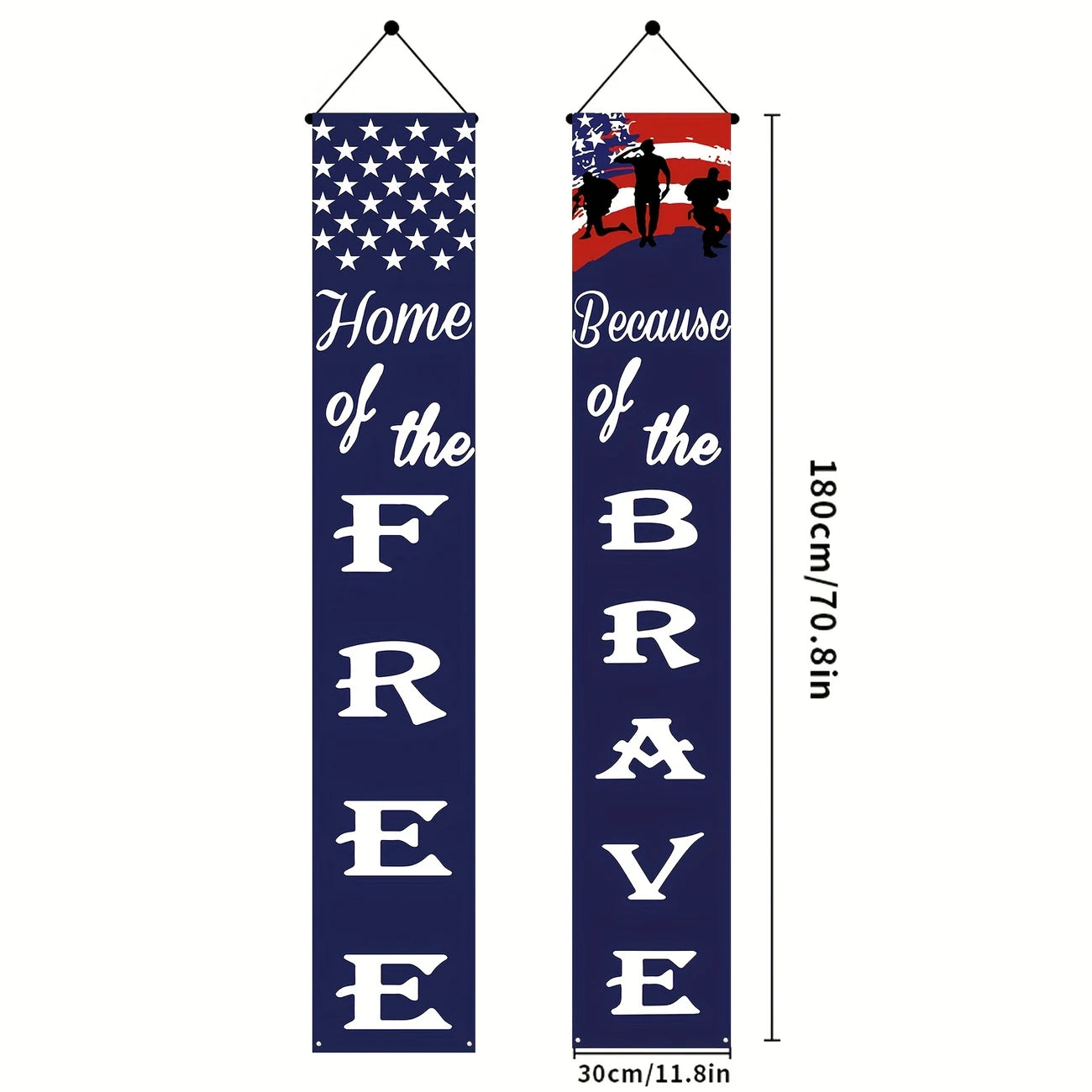 🎖Patriotic Porch Banners: Celebrate Freedom, Honor, & Faith