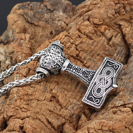 Viking Vintage Odin's Hammer Necklace