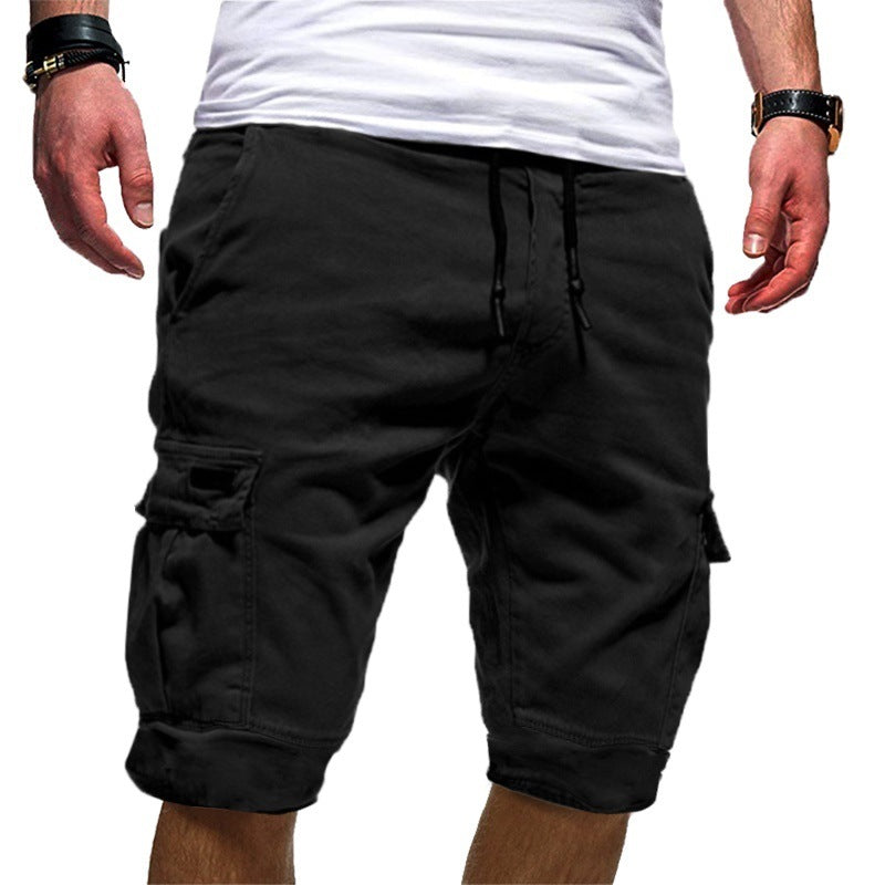 Simple Casual Loose Loose Strap Men's Casual Shorts