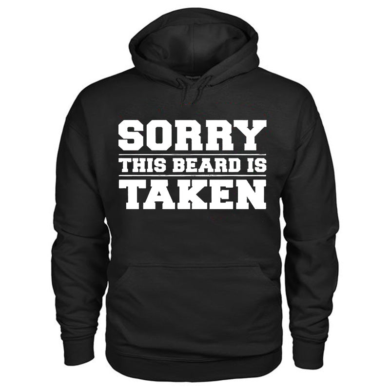 Sorry This Beard Is Taken Printed Men's Hoodie