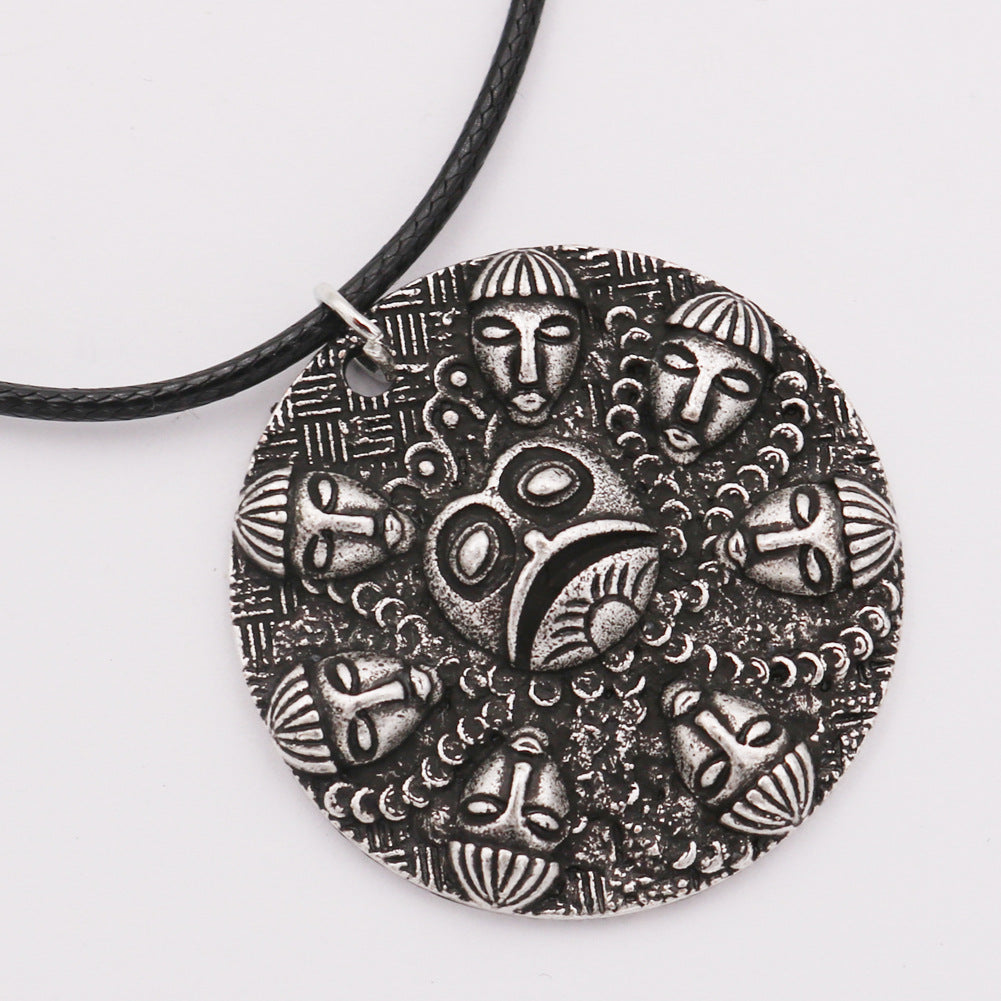 Viking Ogma Medallion Men's Casual Necklace