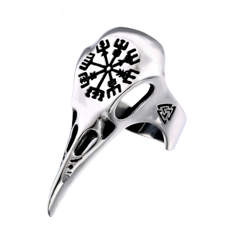 Men's Viking Crow Casual All-match Ring