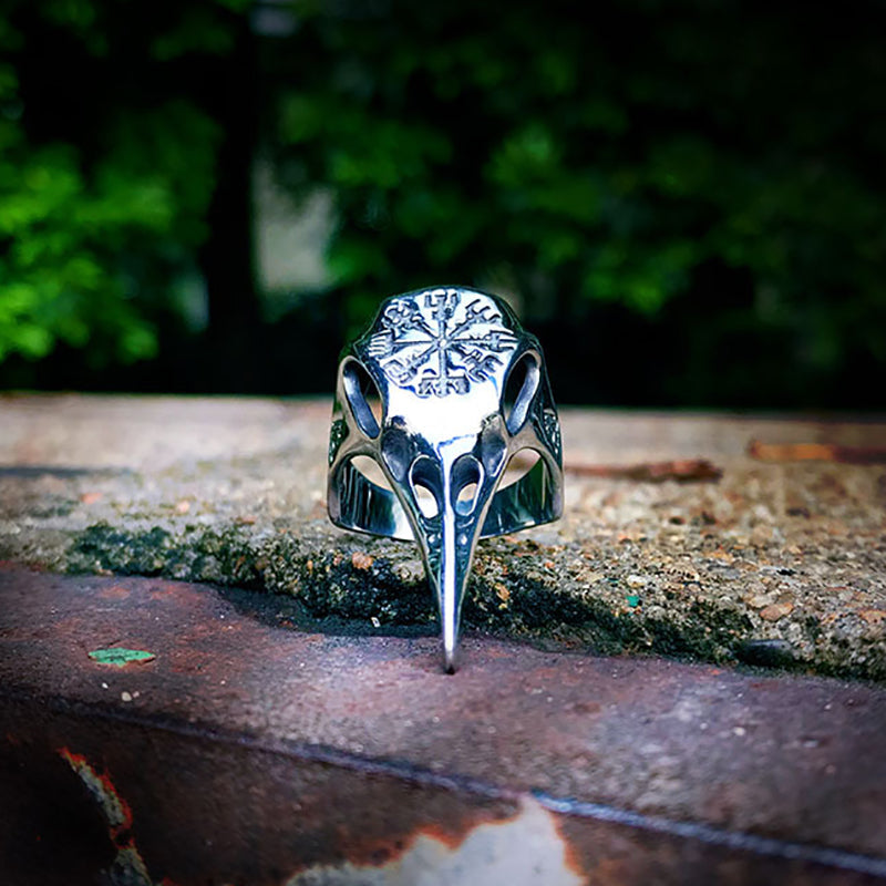 Men's Viking Crow Casual All-match Ring