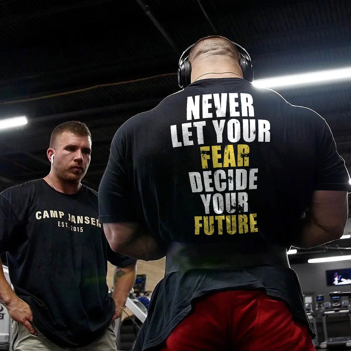 Never let your fear decide your future Print Men's T-shirt