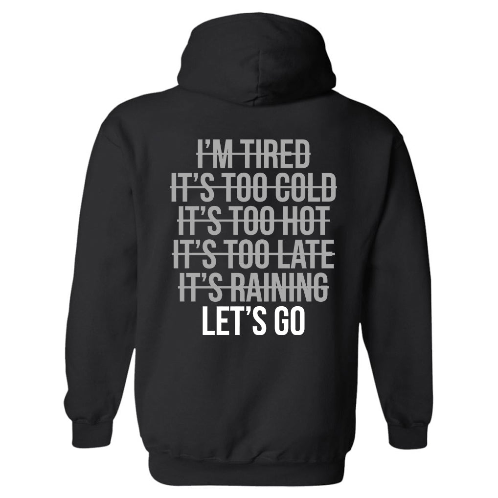 LET'S GO Printed Casual Hoodie