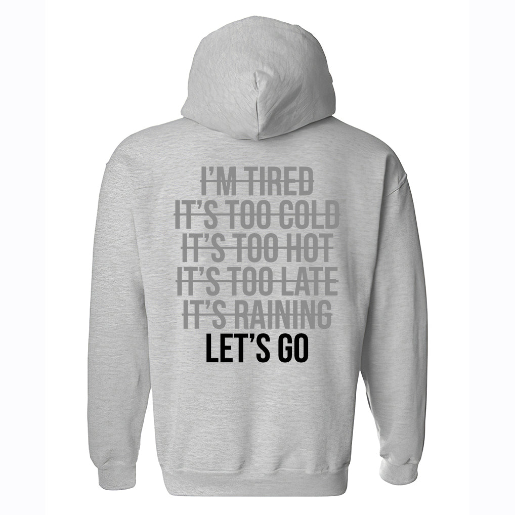 LET'S GO Printed Casual Hoodie