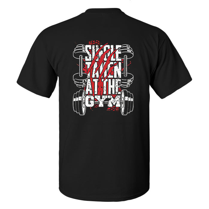 At The Gym Printed Men's T-shirt