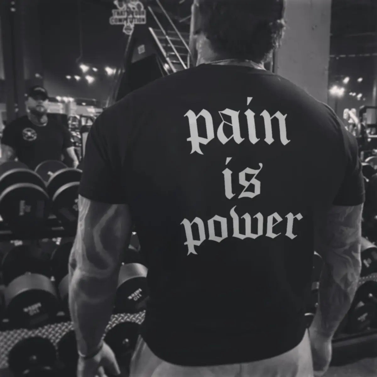 Pain is power Print Men's T-shirt