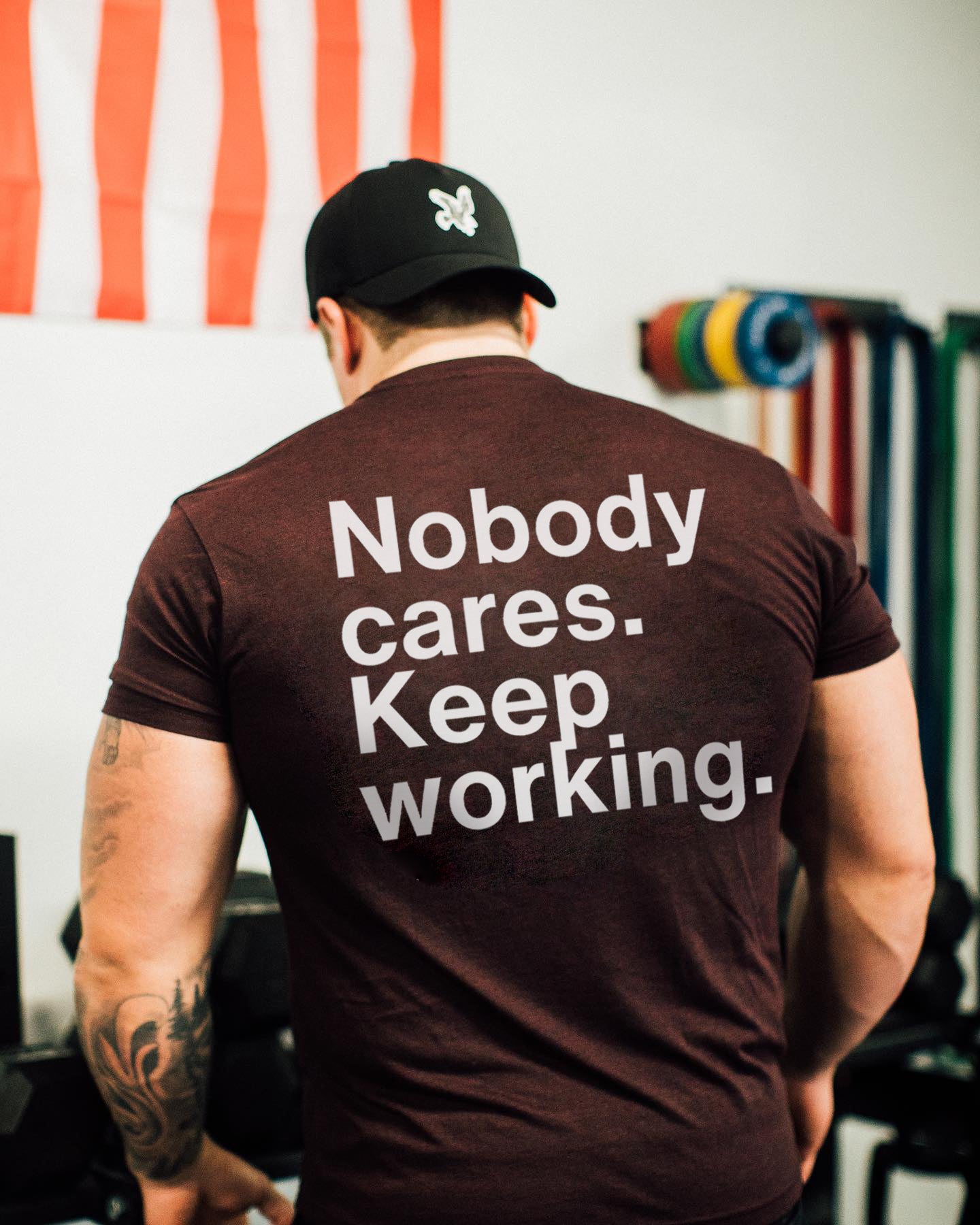 Nobody Cares. Keep Working Printed Men's T-shirt