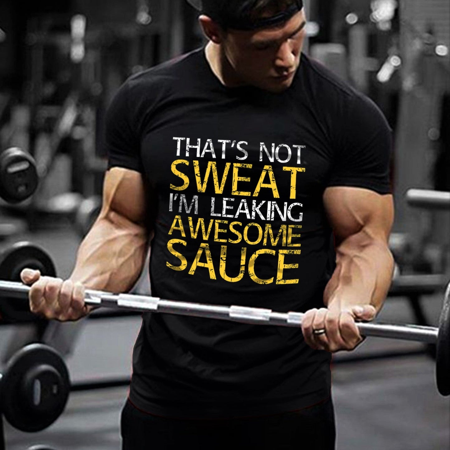 That's Not Sweat Printed Men's T-shirt