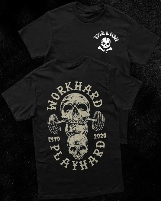 Work hard Play hard  Print Men's T-shirt