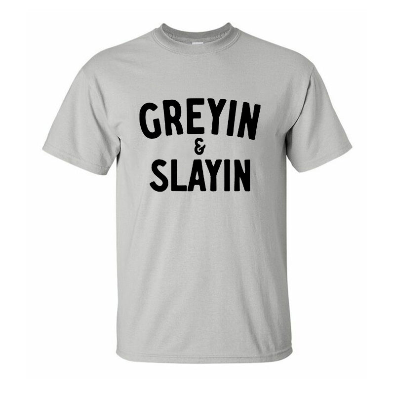 Greyin And Slayin Printed Men's T-shirts