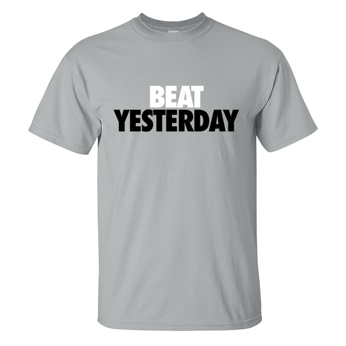 Beat Yesterday Print Men's T-shirt