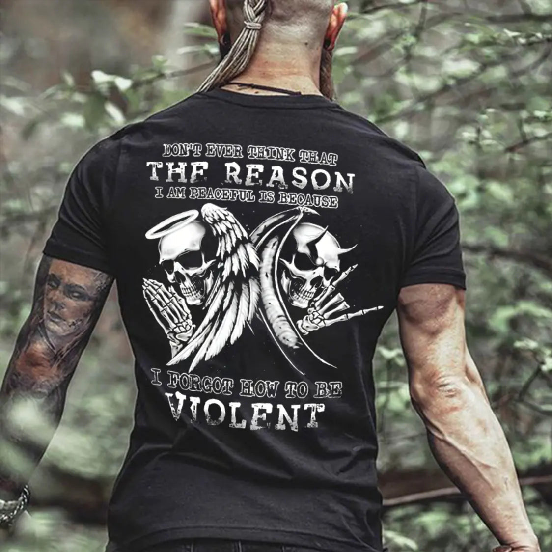 Viking Don't Ever Think That The Reason Printed Men's T-shirt