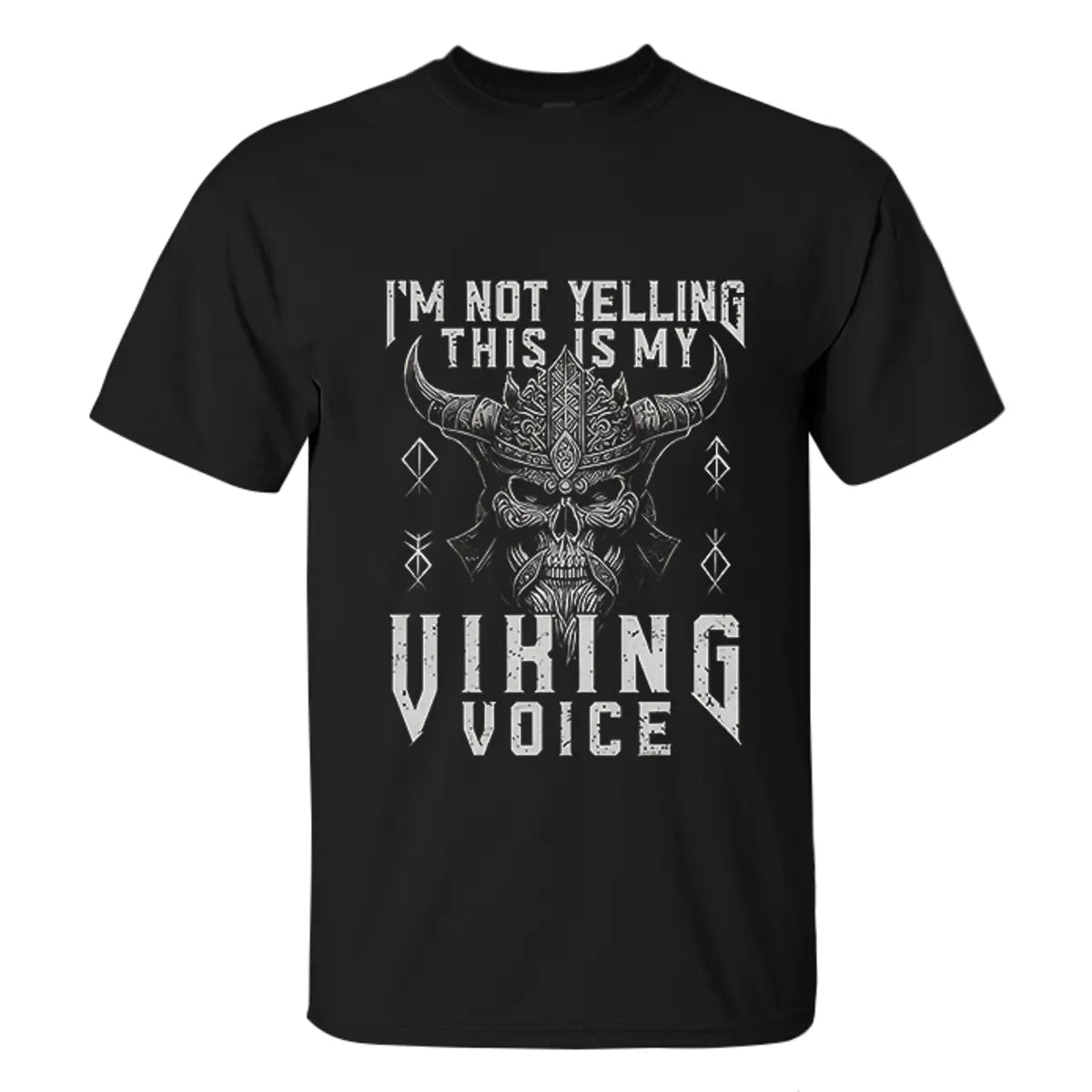 Viking I'm Not Yelling Printed Men's T-shirt