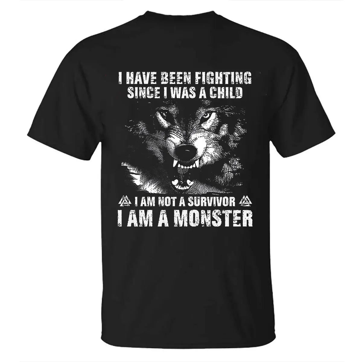 Viking I Have Been Fighting Printed Men's T-shirt