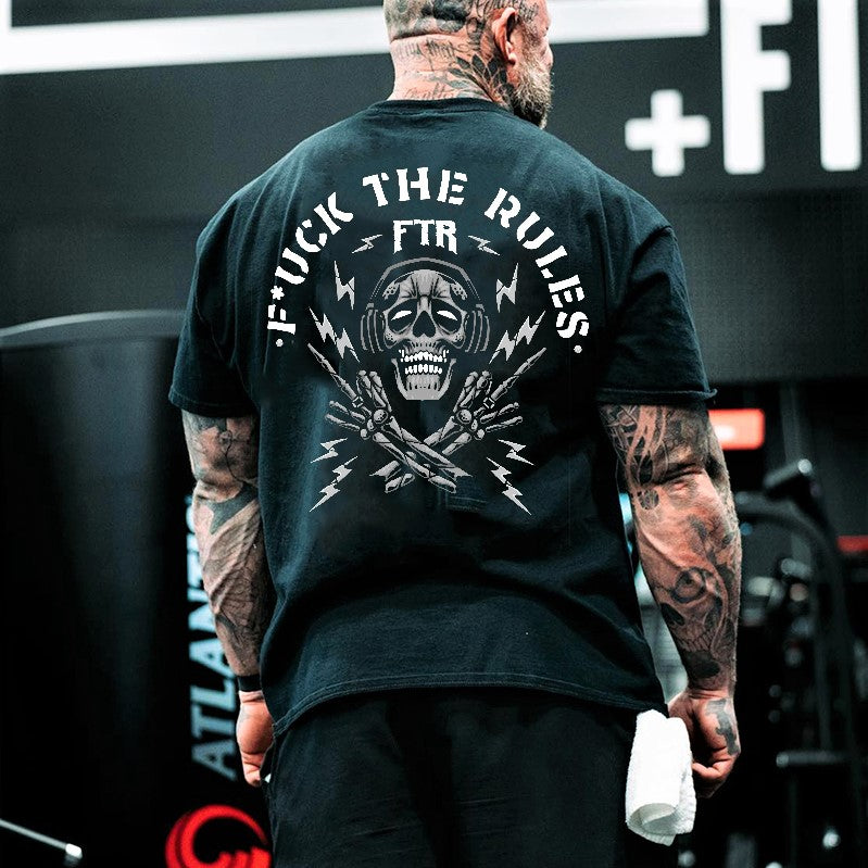 Fuck the rules  Print Men's T-shirt