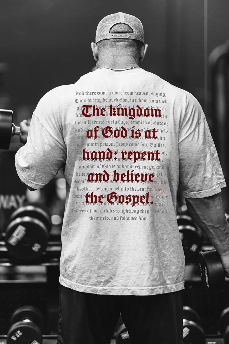 The Kingdom Of God Is At Hand Printed Men's T-shirt