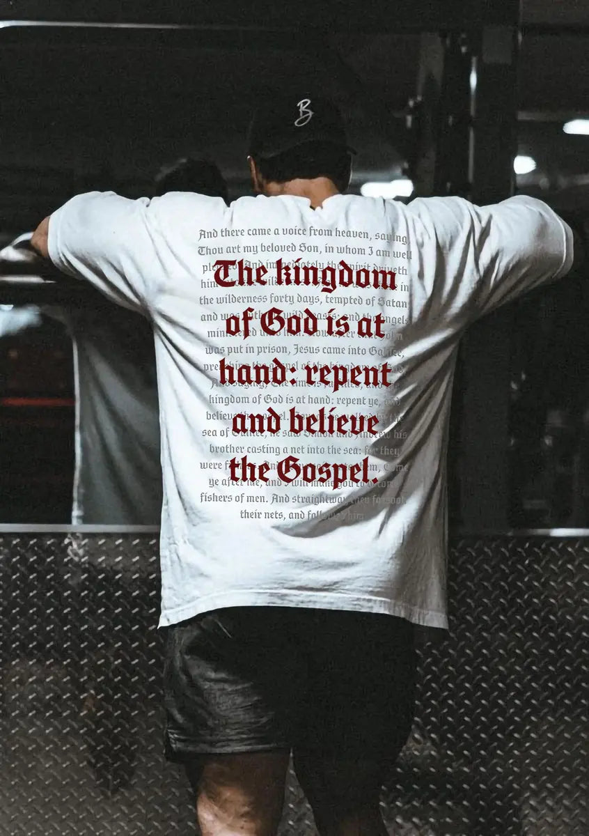 The Kingdom Of God Is At Hand Printed Men's T-shirt