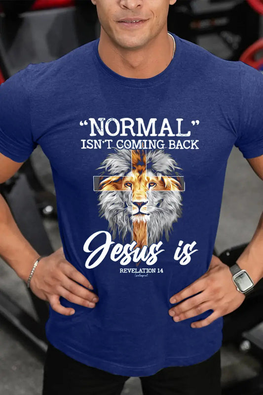 "Normal" Isn't Coming Back Printed Men's T-shirt