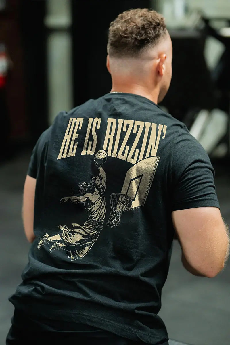 He Is Rizzin Printed Men's T-shirt