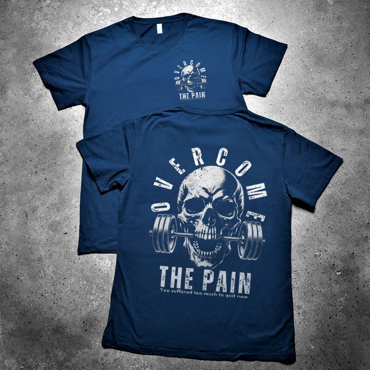 Overcome The Pain Printed Men's T-shirt