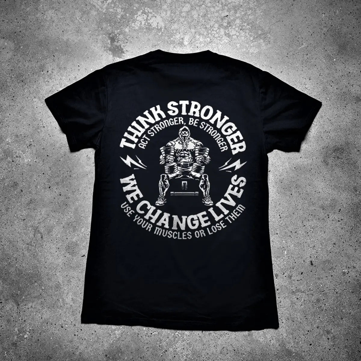 Think Stronger We Change Lives Printed Men's T-shirt